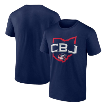 Columbus Blue Jackets pánské tričko NHL Represent T-Shirt - Navy