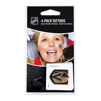Vegas Golden Knights tetování NHL 4 Pack Tattoo