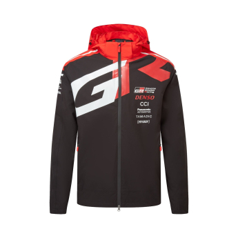 Toyota Gazoo Racing pánská bunda s kapucí rain redblack WRT 2026