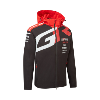 Toyota Gazoo Racing pánská bunda s kapucí rain redblack WRT 2026