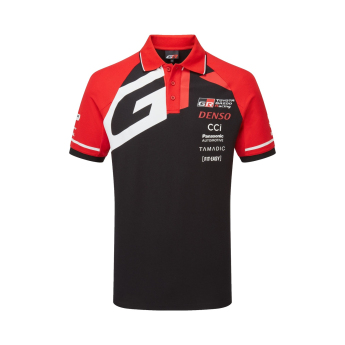 Toyota Gazoo Racing pánské polo tričko redblack WRT 2026
