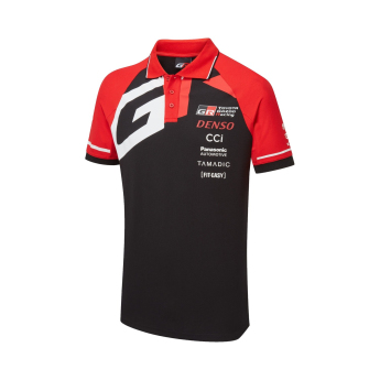 Toyota Gazoo Racing pánské polo tričko redblack WRT 2026