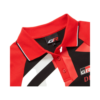Toyota Gazoo Racing dámské polo tričko redblack WRT 2026