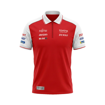 Toyota Gazoo Racing pánské polo tričko redwhite WEC 2026