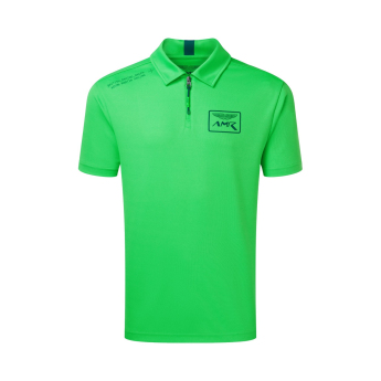 Aston Martin pánské polo tričko WEC greem fluo 2026