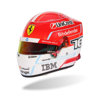 Modely aut a motorek model přilby 1/2 Charles Leclerc 2026