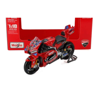 Modely aut a motorek model 1/18 Ducati MotoGP GP25 - Francesco Bagnaia #63