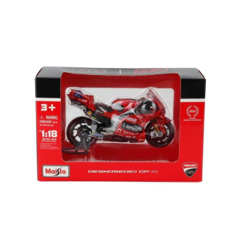 Modely aut a motorek model 1/18 Ducati MotoGP GP25 - Francesco Bagnaia #63