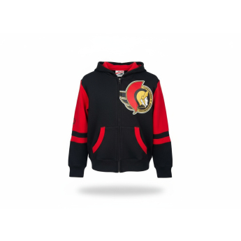 Ottawa Senators dětská mikina s kapucí Faceoff Colorblocked Fleece Full-Zip