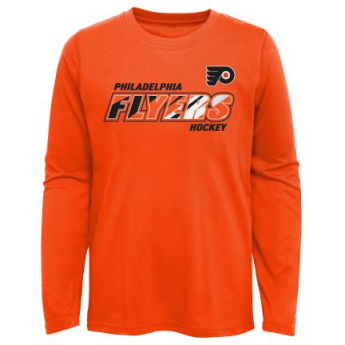 Philadelphia Flyers dětské tričko s dlouhým rukávem Rink Reimagined LS Ultra orange