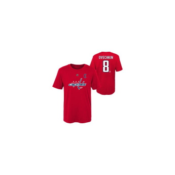 Washington Capitals dětské tričko Alexandr Ovechkin #8 Flat Captains N&N Ctn Tee