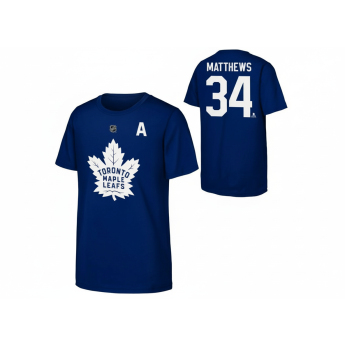 Toronto Maple Leafs dětské tričko Auston Matthews Flat Captains N&N Ctn Tee