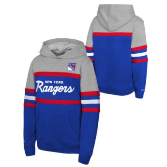 New York Rangers dětská mikina s kapucí Head Coach Hoody