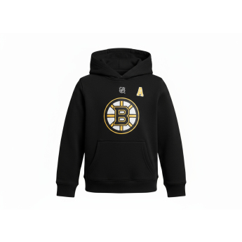 Boston Bruins dětská mikina s kapucí David Pastrnak Flat Alt Cpt N&N Flc