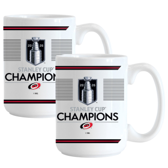 Carolina Hurricanes hrníček NHL 2026 Stanley Cup Champions Two-Piece Set