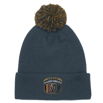 Vegas Golden Knights dětská zimní čepice Draft Beanie Cuff With Pom