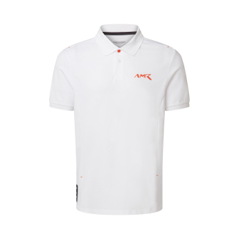 Aston Martin pánské polo tričko AMR Logo white 2026