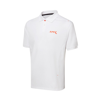 Aston Martin pánské polo tričko AMR Logo white 2026