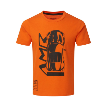 Aston Martin dětské tričko AMR Graphic orange 2026