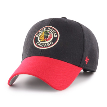 Chicago Blackhawks čepice baseballová kšiltovka 47 MVP Vintage black red