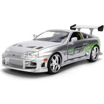 Modely aut a motorek model 1/24 Fast & Furious 1995 Silver 25th Anniversary Edition