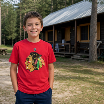 Chicago Blackhawks dětské tričko Primary Logo Tee