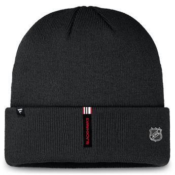 Chicago Blackhawks zimní čepice Authentic Pro Rink Prime Cuffed Beanie