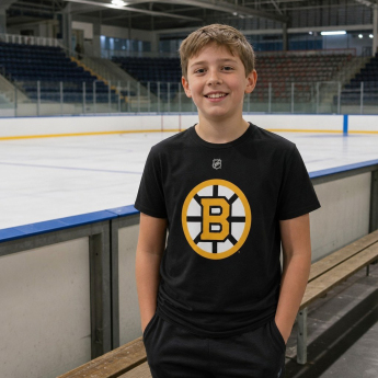 Boston Bruins dětské tričko David Pastrňák Flat Alt.Captains N&N Tee