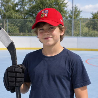 Hokejové reprezentace dětská čepice baseballová kšiltovka 940K Core 9forty kids red