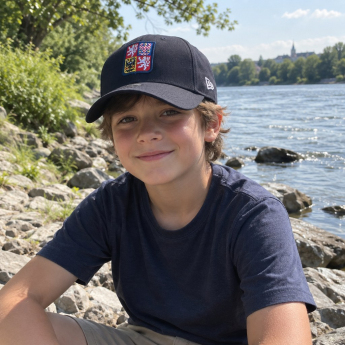Hokejové reprezentace dětská čepice baseballová kšiltovka 940K Core 9forty child navy
