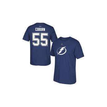 Tampa Bay Lightning pánské tričko NHL Braydon Coburn #55 Name & Number