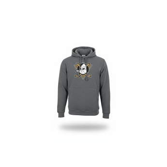 Anaheim Ducks pánská mikina Core Logo Charcoal Slide grey