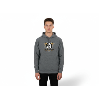 Anaheim Ducks pánská mikina Core Logo Charcoal Slide grey