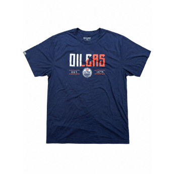 Edmonton Oilers pánské tričko NHL Splitter Tee