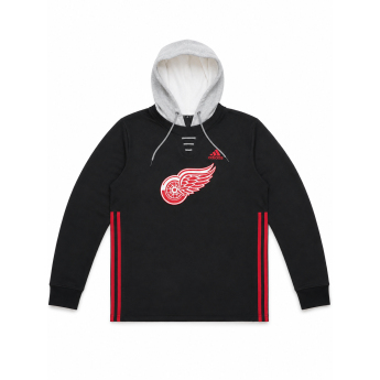 Detroit Red Wings pánská mikina NHL Adidas Laces Hood
