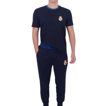 Real Madrid pánské pyžamo Long navy