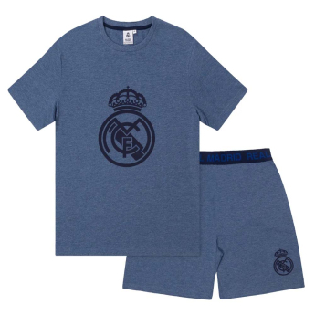 Real Madrid pánské pyžamo Short Blue Marl