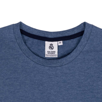 Real Madrid pánské pyžamo Short Blue Marl