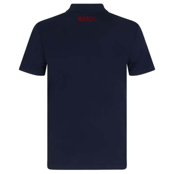FC Barcelona pánské polo tričko Crest navy