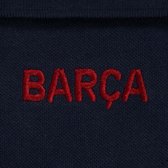 FC Barcelona pánské polo tričko Crest navy