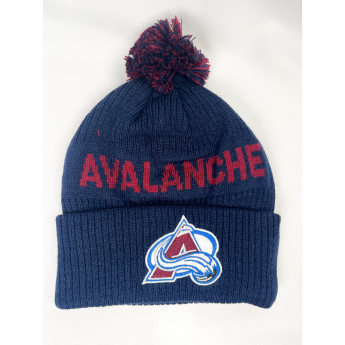 Colorado Avalanche dětská zimní čepice Cufed Knit With Pom
