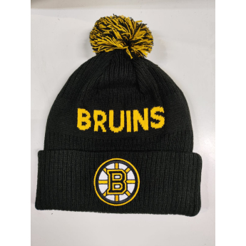 Boston Bruins dětská zimní čepice Cufed Knit With Pom