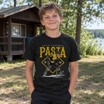 Boston Bruins dětské tričko David Pastrnak #88 Pasta WHT 500 Level