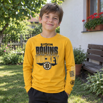 Boston Bruins dětské tričko s dlouhým rukávem Stand Out Ls Ctn