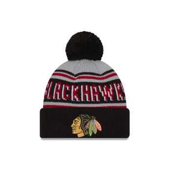 Chicago Blackhawks zimní čepice NHL Pom Wordmark