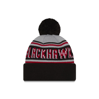 Chicago Blackhawks zimní čepice NHL Pom Wordmark