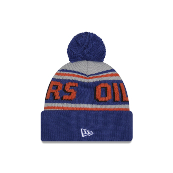 Edmonton Oilers zimní čepice NHL Pom Wordmark