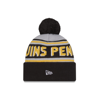Pittsburgh Penguins zimní čepice NHL Pom Wordmark