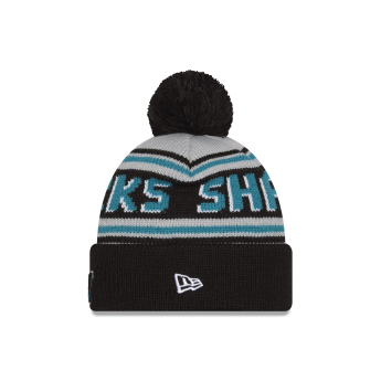 San Jose Sharks zimní čepice NHL Pom Wordmark