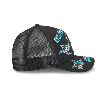 San Jose Sharks čepice baseballová kšiltovka NHL 9FORTY M-Crown A-Frame Trucker All Over